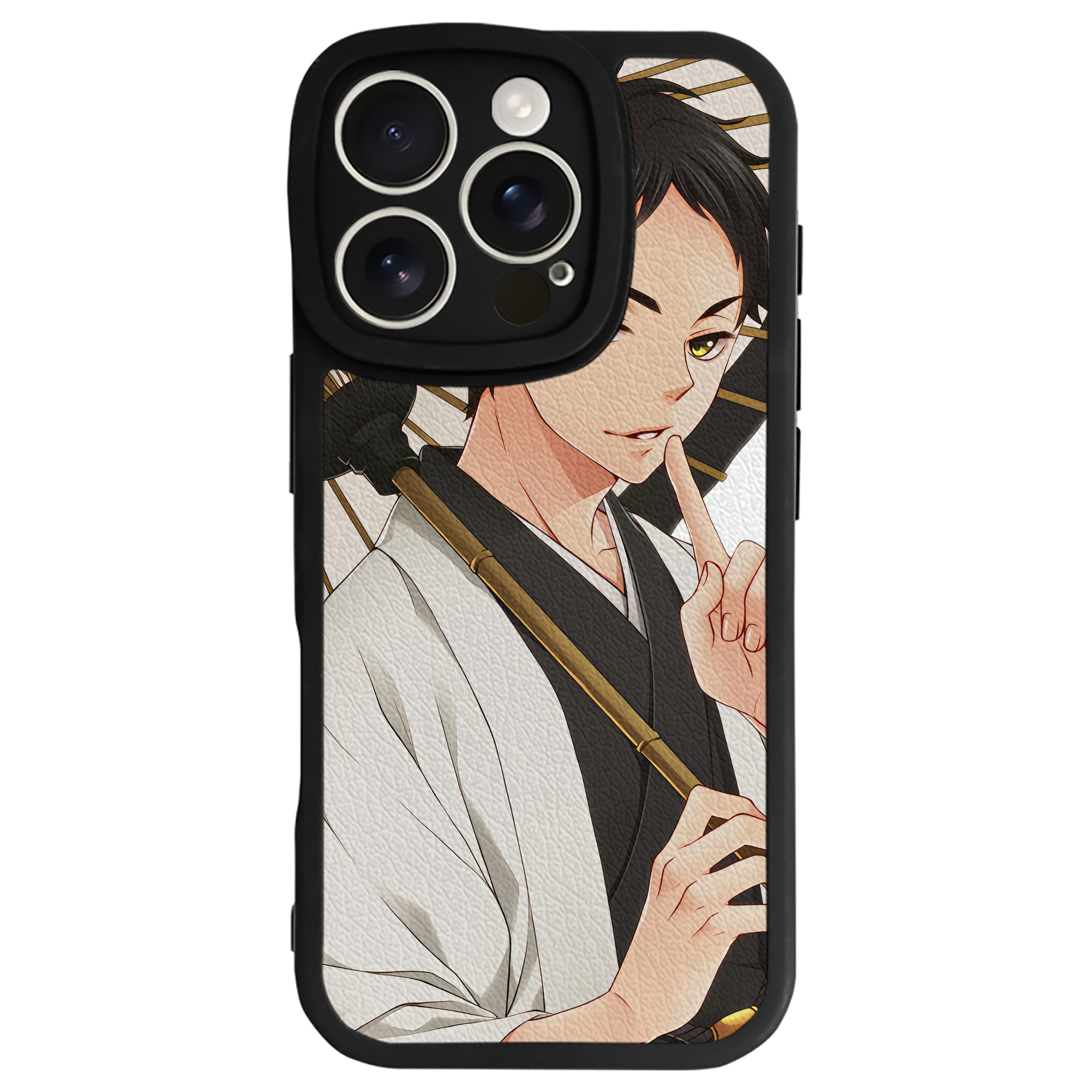 （画像用） ハイキュー!! Haikyu!! 【iPhone 16シリーズ対応】シリコンスマホケース（レザー調） 材質：シリコン